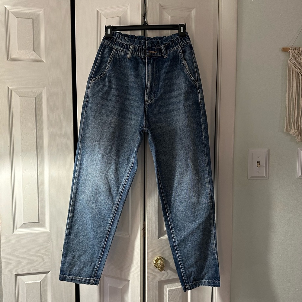 BDG Dark Blue Denim Pull-On Jeans